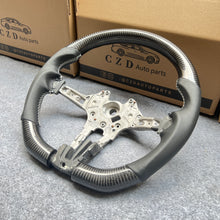 Load image into Gallery viewer, CZD Autoparts For BMW X5M X4 carbon fiber steering wheel gloss carbon fiber top&amp;bottom