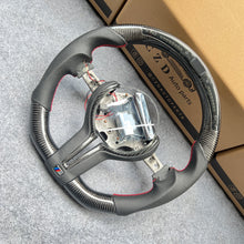 Load image into Gallery viewer, CZD Autoparts For BMW f series M1 M2 M3 M4 carbon fiber steering wheel with Japanese LED