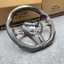 Load image into Gallery viewer, CZD Autoparts For BMW f series M1 M2 M3 M4 carbon fiber steering wheel with Japanese LED