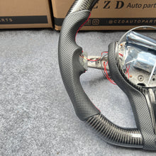 Load image into Gallery viewer, CZD Autoparts For BMW f series M1 M2 M3 M4 carbon fiber steering wheel with Japanese LED