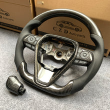 Load image into Gallery viewer, CZD For 8th Gen 2018/2019/2020/2021 Toyota Camry/SE/XSE/TRD carbon fiber steering wheel with round top,flat bottom