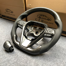 Load image into Gallery viewer, CZD For 8th Gen 2018/2019/2020/2021 Toyota Camry/SE/XSE/TRD carbon fiber steering wheel with round top,flat bottom