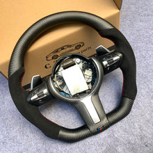 Load image into Gallery viewer, CZD Autoparts for BMW M1 M2 M3 M4 X5M X6M carbon fiber steering wheel matte black carbon fiber trim