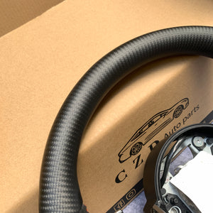 CZD Autoparts for BMW M1 M2 M3 M4 X5M X6M carbon fiber steering wheel matte black carbon fiber trim