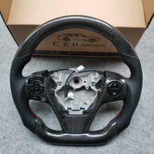 Load image into Gallery viewer, CZD For 2013、2014、2015、2016、2017 7th Toyota Gamry carbon fiber steering wheel with red stitching