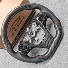 Load image into Gallery viewer, CZD For 2013、2014、2015、2016、2017 7th Toyota Gamry carbon fiber steering wheel with red stitching