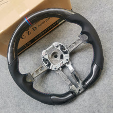 Load image into Gallery viewer, CZD Autoparts for BMW M1 M2 M3 M4 F80 F82 F83 carbon fiber steering wheel round top and flat bottom