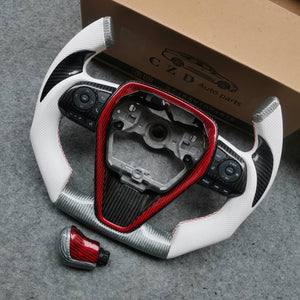 CZD For 8th 2018/2019/2020/2021 Toyota camry/SE/XSE/TRD carbon fiber steering wheel with F1 SHAPE