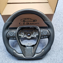 Load image into Gallery viewer, CZD Autoparts for Toyota Avalon 2019-2022 carbon fiber steering wheel round top and flat bottom