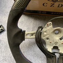 Load image into Gallery viewer, CZD Autoparts for BMW M1 M2 M3 M4 X5M X6M carbon fiber steering wheel black alcantara