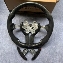 Load image into Gallery viewer, CZD Autoparts for BMW M1 M2 M3 M4 X5M X6M carbon fiber steering wheel black alcantara