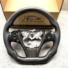 Load image into Gallery viewer, CZD For 2013/2014/2015/2016/2017 7th Toyota Gamry carbon fiber steering wheel with red stitching