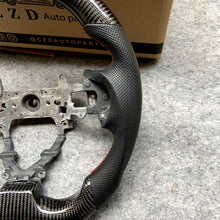 Load image into Gallery viewer, CZD Autoparts For Honda FK2 carbon fiber steering wheel gloss carbon fiber top&amp;bottom