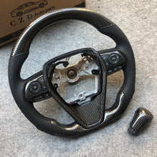 Load image into Gallery viewer, CZD Autoparts for Toyota Avalon 2019-2022 carbon fiber steering wheel roud top and flat bottom