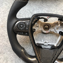 Load image into Gallery viewer, CZD Autoparts for Toyota 8th gen Camry se xse le xle 2018-2022 carbon fiber steering wheel black carbon fiber center trim