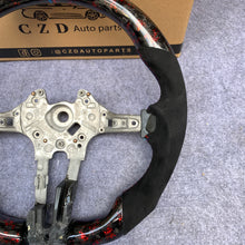 Load image into Gallery viewer, CZD Autoparts for BMW M1 M2 M3 M4 X5M X6M carbon fiber steering wheel round top and flat bottom