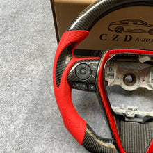 Load image into Gallery viewer, CZD For 8th Gen 2018/2019/2020/2021 Toyota Camry/SE/XSE/TRD carbon fiber steering wheel with round top,flat bottom