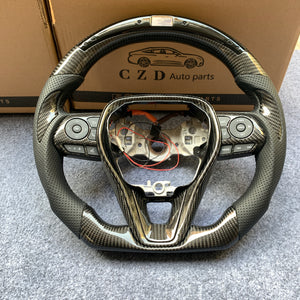 czd auto parts for Toyota Corolla Levin 2019-2021 carbon fiber steering wheel led