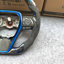 Load image into Gallery viewer, CZD For 8th Gen 2018/2019/2020/2021 Toyota Camry/SE/XSE/TRD carbon fiber steering wheel with forged carbon fiber with blue flakes