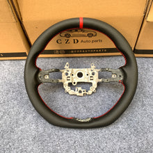 Load image into Gallery viewer, CZD For 2022/2023 Honda Civic carbon fiber steering wheel with perforated leather sides