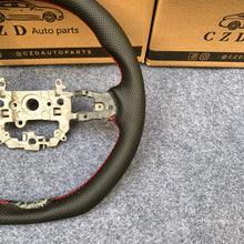 Load image into Gallery viewer, CZD For 2022/2023 Honda Civic carbon fiber steering wheel with perforated leather sides