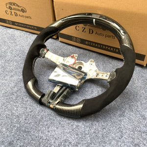 CZD Autoparts For BMW M2 F87 M3 F80 M4 F82 carbon fiber steering wheel with Japanese LED