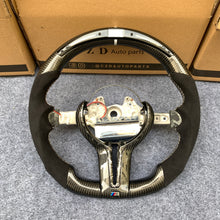 Load image into Gallery viewer, CZD Autoparts For BMW M2 F87 M3 F80 M4 F82 carbon fiber steering wheel with Japanese LED