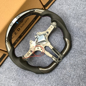 CZD Autoparts For BMW f series M1 M2 M3 M4 carbon fiber steering wheel with Japanese LED