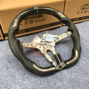 CZD Autoparts For BMW f series M1 M2 M3 M4 carbon fiber steering wheel with Japanese LED