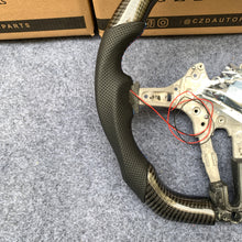 Load image into Gallery viewer, CZD Autoparts For BMW f series M1 M2 M3 M4 carbon fiber steering wheel with Japanese LED