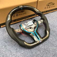 Load image into Gallery viewer, CZD Autoparts for BMW M1 M2 M3 M4 F80 F82 F83 carbon fiber steering wheel with LED