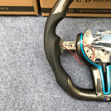 Load image into Gallery viewer, CZD Autoparts For BMW f series M1 M2 M3 M4 carbon fiber steering wheel with Japanese LED