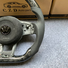 Load image into Gallery viewer, Volkswagen Golf7 GTI 2015 2016 2017 2018 2019 carbon fiber steering wheel from czd auto parts