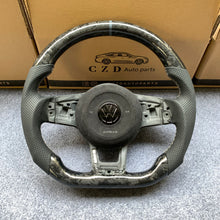 Load image into Gallery viewer, Volkswagen Golf7 GTI 2015 2016 2017 2018 2019 carbon fiber steering wheel from czd auto parts