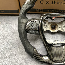 Load image into Gallery viewer, CZD For 8th Gen 2018/2019/2020/2021 Toyota Camry/SE/XSE/TRD carbon fiber steering wheel with perforated leather sides