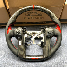 Load image into Gallery viewer, CZD Autoparts For Toyota Tundra 2013-2020 carbon fiber steering wheel gloss carbon fiber trim