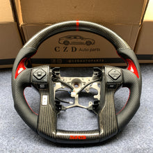 Load image into Gallery viewer, CZD Autoparts For Toyota Tundra 2013-2020 carbon fiber steering wheel gloss carbon fiber trim