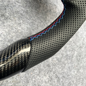 CZD Autoparts for BMW M1 M2 M3 M4 F80 F82 F83 carbon fiber steering wheel gloss black carbon fiber top and bottom