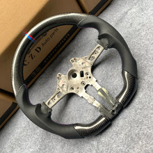 Load image into Gallery viewer, CZD Autoparts For BMW X5M X4 carbon fiber steering wheel gloss carbon fiber top&amp;bottom