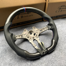 Load image into Gallery viewer, CZD Autoparts For BMW X5M X4 carbon fiber steering wheel gloss carbon fiber top&amp;bottom