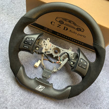 Load image into Gallery viewer, Lexus IS300 2006 2007 2008 2009 2010 2011 2012 2013 carbon fiber steering wheel with alcantara from czd auto parts