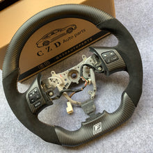 Load image into Gallery viewer, Lexus IS300 2006 2007 2008 2009 2010 2011 2012 2013 carbon fiber steering wheel with alcantara from czd auto parts