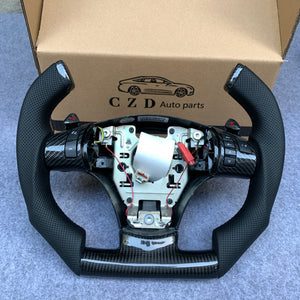 CZD auto parts For Chevrolet Corvette C6 Z06 C6 2005-2013 carbon fiber steering wheel with F1 shape