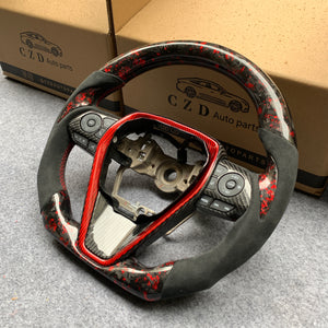 CZD For 8th Gen 2018/2019/2020/2021 Toyota Camry/SE/XSE/TRD carbon fiber steering wheel with alcantara