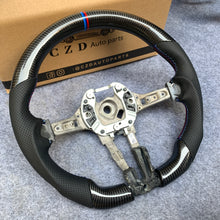 Load image into Gallery viewer, CZD Autoparts for BMW M1 M2 M3 M4 X5M X6M carbon fiber steering wheel gloss carbon fiber top and bottom