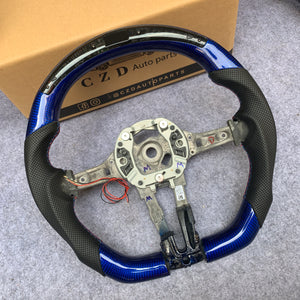 CZD Autoparts for BMW M1 M2 M3 M4 F80 F82 F83 carbon fiber steering wheel with LED