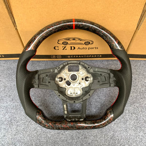 Volkswagen Golf MK7 2015 2016 2017 2018 2019 carbon fiber steering wheel from czd auto parts