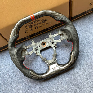 CZD Autoparts For Honda 9th gen Civic/SI 2012-2015 carbon fiber steering wheel SI badge bottom