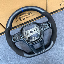 Load image into Gallery viewer, CZD Autoparts For Honda Civic 2021-2022 carbon fiber steering wheel matte carbon fiber trim