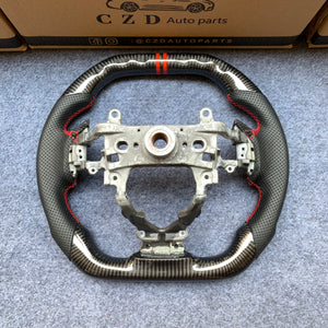CZD Autoparts For Honda 9th gen Civic/SI 2012-2015 carbon fiber steering wheel SI badge bottom
